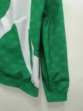 24-25 Mexico Lake blue & Green Double Sided Windbreaker (双面风衣)