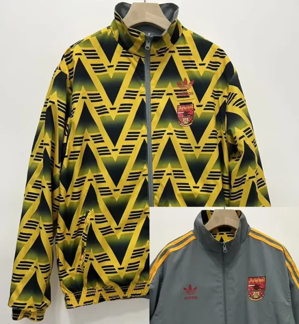 24-25 ARS Golden & Grey Retro Double Sided Windbreaker (双面风衣)