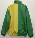 24-25 Man Utd Green Yellow Retro Double Sided Windbreaker (双面风衣)