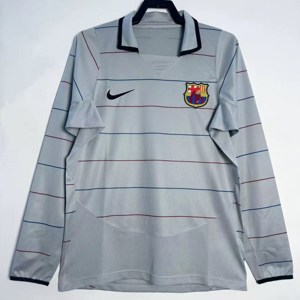 2003-2004 BAR Away Long Sleeve Retro Soccer Jersey (长袖)