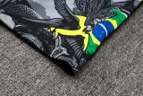 24-25 Brazil Black Jacket Tracksuit #A808(喷墨)