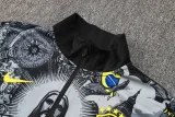 24-25 Brazil Black Jacket Tracksuit #A808(喷墨)