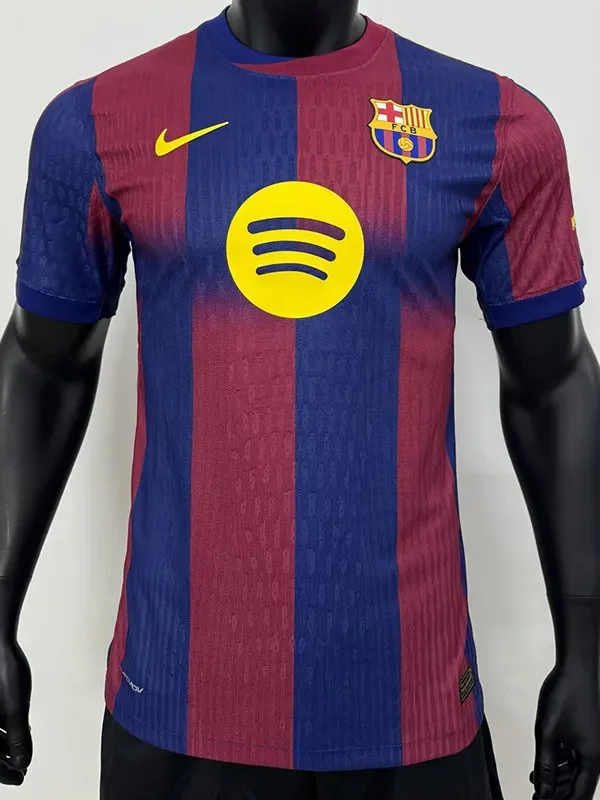 25-26 BAR Red Blue Special Edition Player Version Soccer Jersey