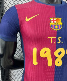 24-25 BAR Home Special Edition Player Version Soccer Jersey *1989