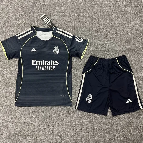 25-26 RMA Away Kids Soccer Jersey
