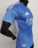 25-26 RMA Blue GoalKeeper Player Version Soccer Jersey