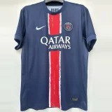 24-25 PSG Home Print Champions Of Europe 25 ICI C'EST Paris Fans Soccer Jersey