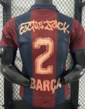 25-26 BAR Joint Edition Cactus Jack #2 BARCA Player Version Soccer Jersey