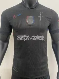 24-25 BAR Away Limited Edition Player Version Soccer Jersey (Print Cactus Jack)灰