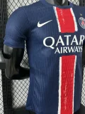 24-25 PSG Home（Have One Stars) Player Version Soccer Jersey (前带星)