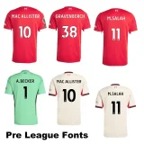 25-26 LIV Home Long Sleeve Player Version Soccer Jersey (长袖球员)