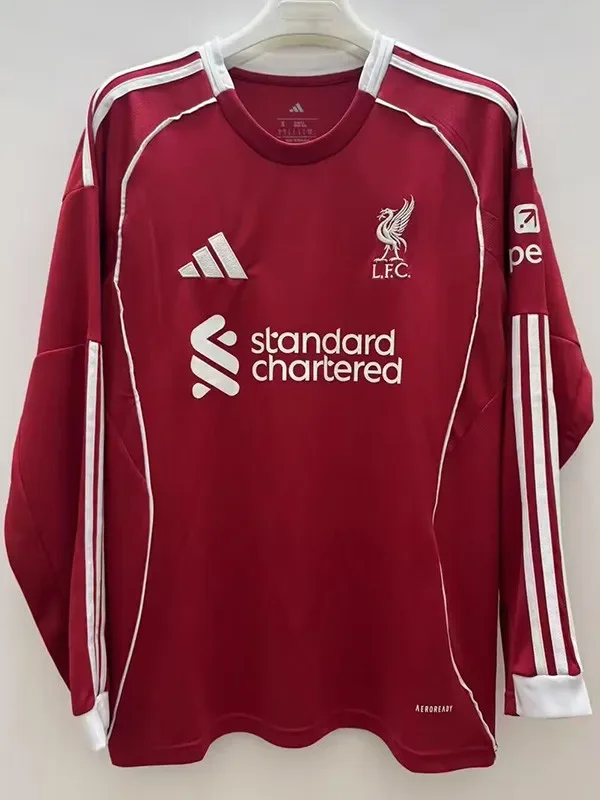 25-26 LIV Home Long Sleeve Soccer Jersey (长袖)