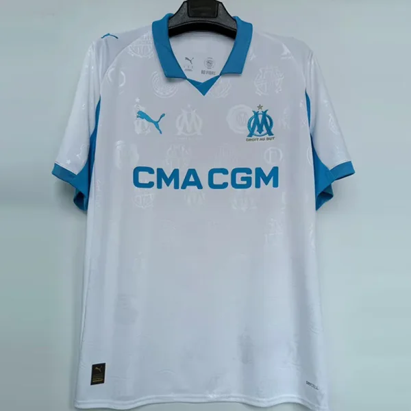 25-26 Marseille Home 1:1 Fans Soccer Jersey