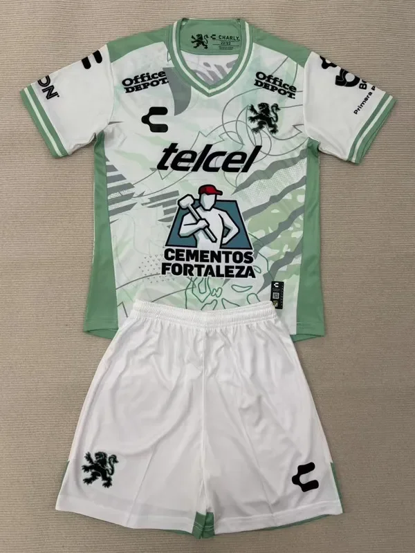 25-26 Leon Away Kids Soccer Jersey