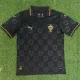 26-27 Portugal Black Fans Soccer Jersey