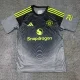 25-26 Man Utd Black Goalkeeper Fans Soccer Jersey