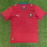 26-27 Portugal Red Fans Soccer Jersey