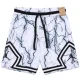 C2507 Jordan White Casual Short Pants #闪电白