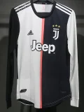 2019-2020 JUV Home Long Sleeve Retro Soccer Jersey (Player Version) (长袖)球员版