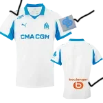 25-26 Marseille Home Long Sleeve Soccer Jersey (长袖)