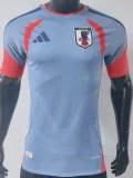 2026 Japan Grey Blue Player Version Soccer Jersey