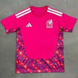 2026 Mexico Pink Red Goalkeeper Soccer Jersey
