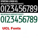 25-26 Sporting Lisbon White Green Kids Soccer Jersey