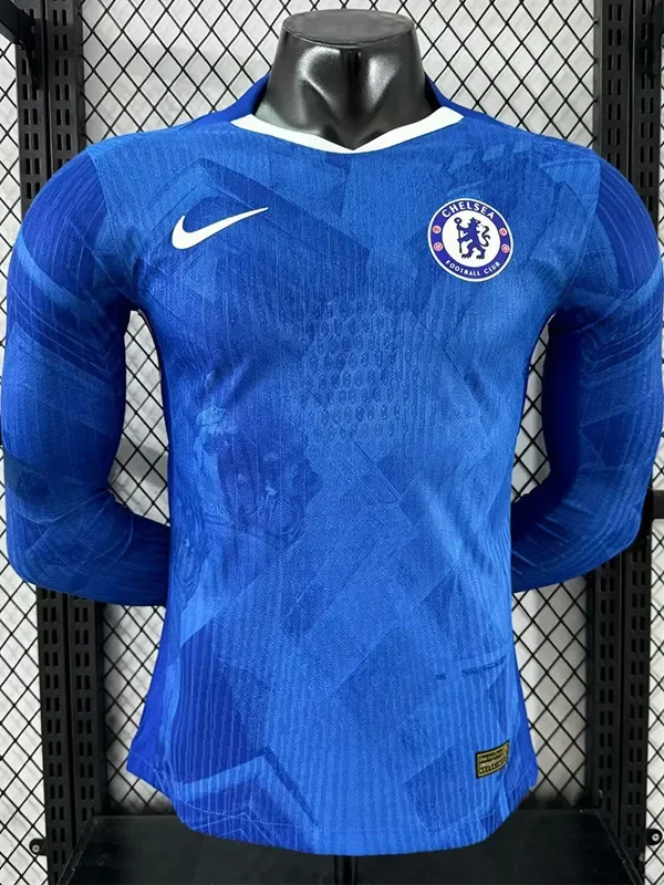 25-26 CHE Home Long Sleeve Player Version Soccer Jersey (长袖球员)