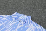 25-26 Man City White Half Pull Tracksuit (半拉链)(印花)