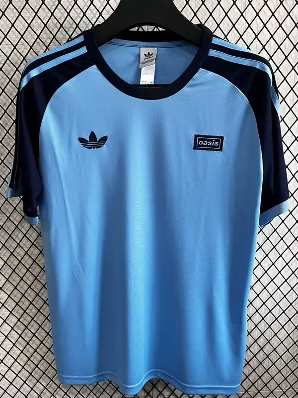 2025 Ad Oasis Joint Edition Blue Casual T-Shirt