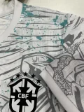 25-26 Brazil Grey Blue Special Edition Player Version Soccer Jersey