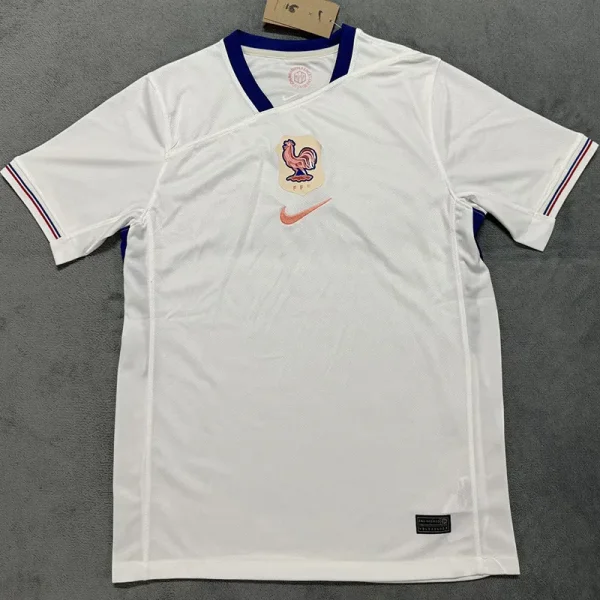 2025 France Away Fans Soccer Jersey (不带星)