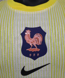 2025 France Yellow Goalkeeper Player Version Soccer Jersey