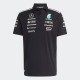 2025 F1 Mercedes Black Polo Racing Suit (有领)
