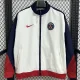 25-26 PSG White Windbreaker