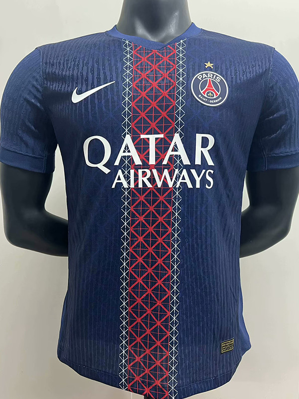 25-26 PSG Home Print Paris Los Angeles XO Player Version Soccer Jersey (球员)