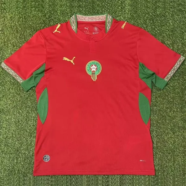 26-27 Morocco Red Fans Soccer Jersey