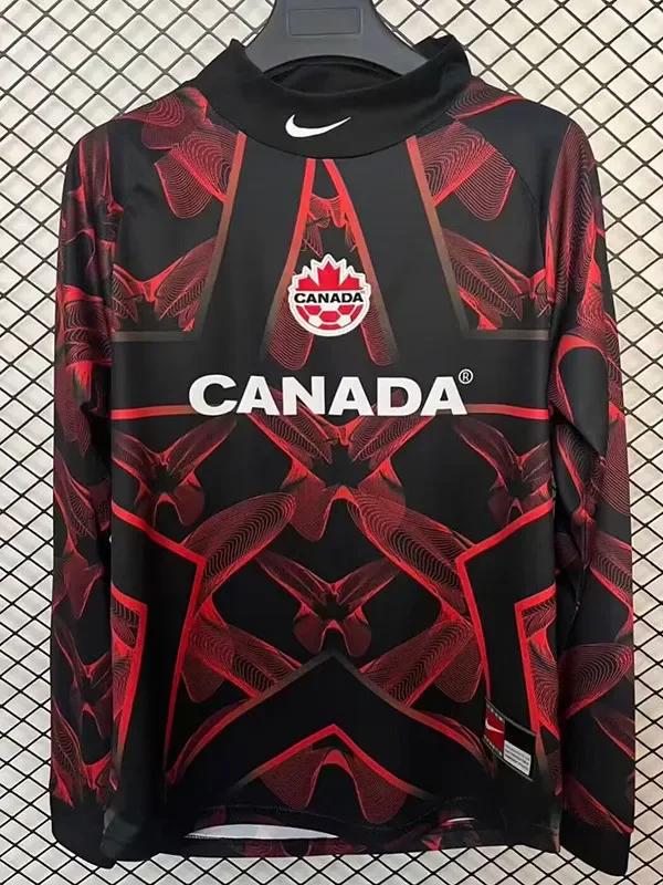 25-26 Canada Special Edition Goalkeeper Long Sleeve Soccer Jersey (长袖)