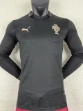 25-26 Portugal Black Special Edition Long Sleeve Player Version Soccer Jersey (长袖球员)