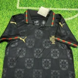 25-26 Portugal Black Special Edition Kids Soccer Jersey (有领)