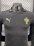 25-26 Portugal Black Special Edition Long Sleeve Player Version Soccer Jersey (长袖球员)