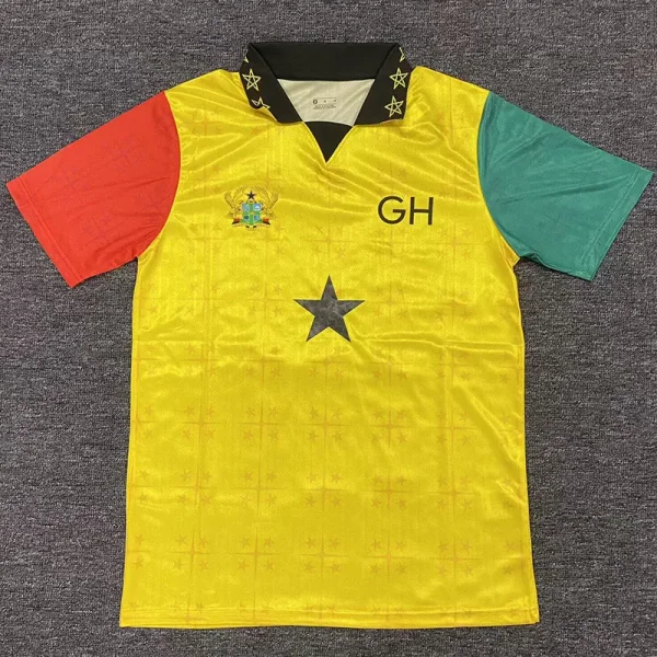 26-27 Ghana Yellow Special Edition Fans Soccer Jersey