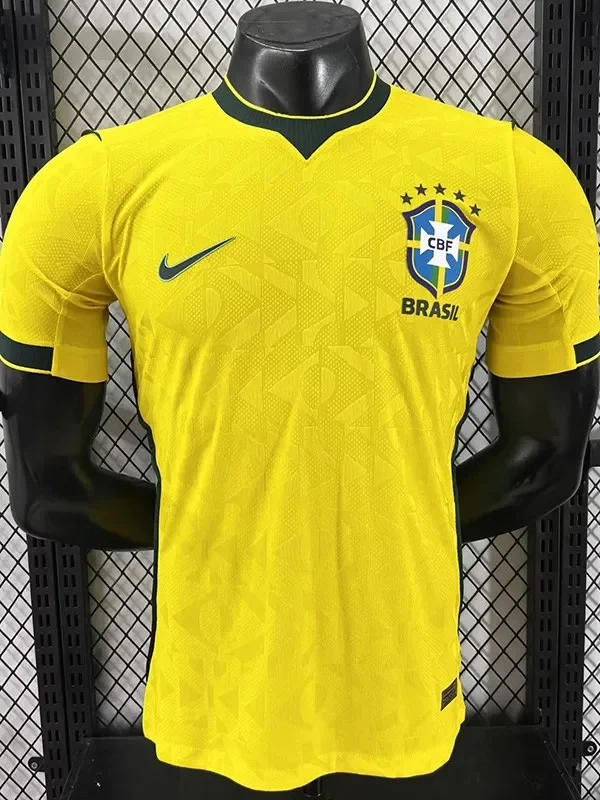 26-27 Brazil Home Player Version Soccer Jersey