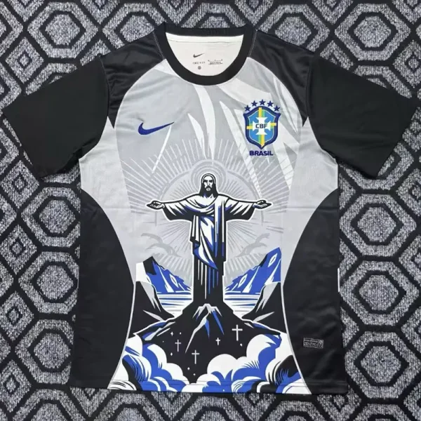 25-26 Brazil Blue Grey Special Edition Training shirts (女神)