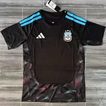26-27 Argentina Black Goalkeeper Fans Soccer Jersey