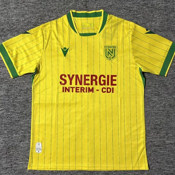 25-26 Nantes Home Fans Soccer Jersey