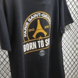 2025 PSG Black High Quality Casual T-Shirt (BORN TO SHINE)