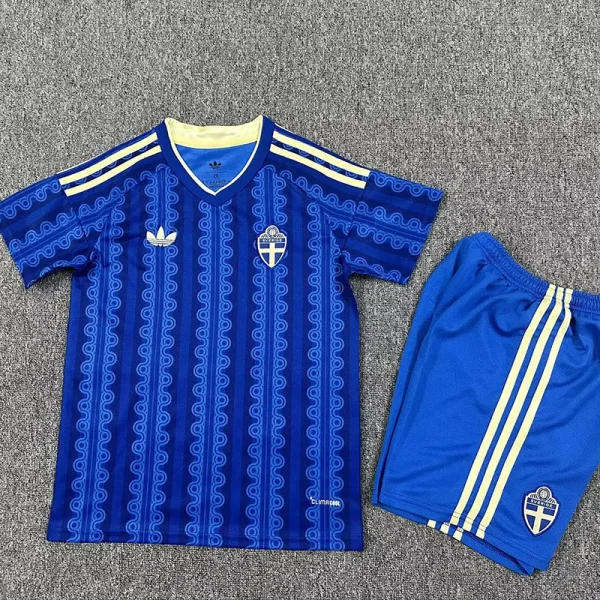 26-27 Sweden Away Kids Soccer Jersey
