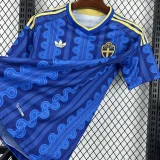 26-27 Sweden Away Fans Soccer Jersey