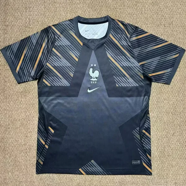 26-27 France Grey Goalkeeper Fans Soccer Jersey